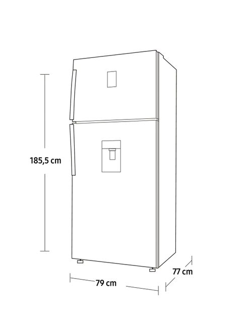 Refrigerador Top Mount No Frost 526 Litros RT53K6541BS/ZS-1