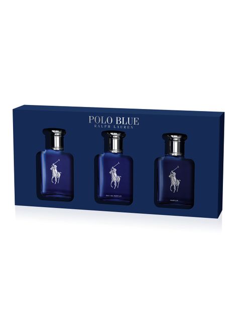 Set Trío Polo Blue EDT 40 ml + Polo Blue EDP 40 ml + Polo Blue Parfum 40 ml-0
