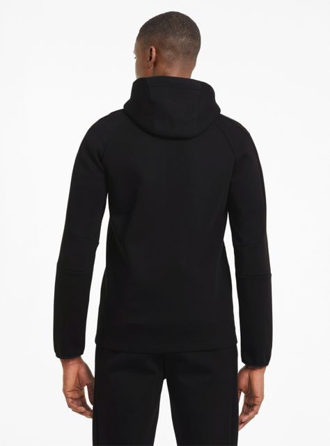 Polerón Evostripe Core FZ Hoodie Negro Hombre-4