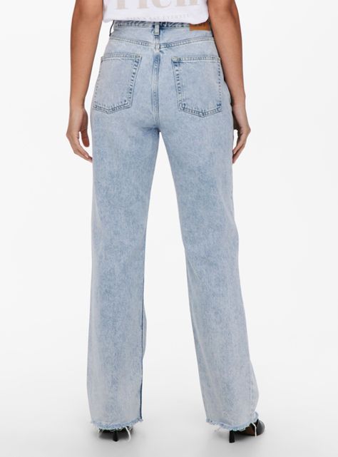 Jeans Azul Claro Tiro Alto-1
