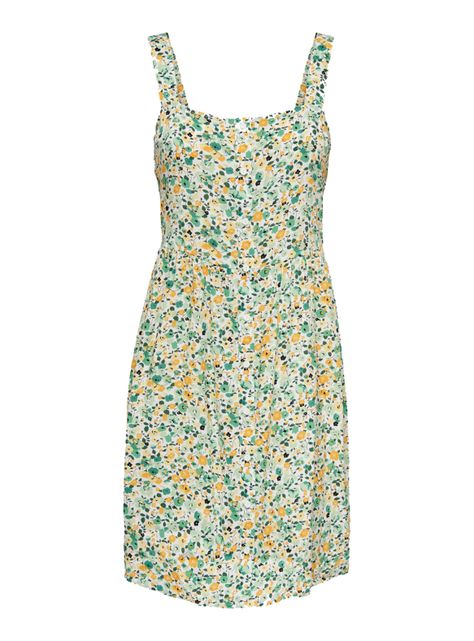 Vestido Corto Floreado-0