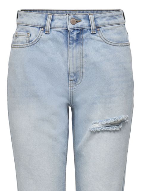 Jeans Straight con Roturas-2