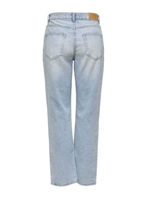 Jeans Straight con Roturas-1