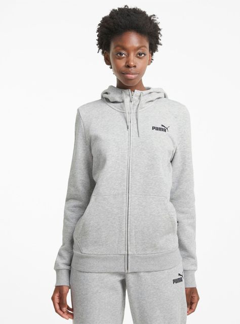 Polerón Full-Zip Hoodie Ess Small Logo-0