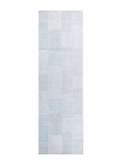 Alfombra de Pasillo Velvet 75 x 240 cm Teal Azul-0