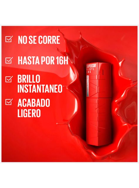 Labial Super Stay Vinyl Ink Larga Duracion Unrivaled 4g-4