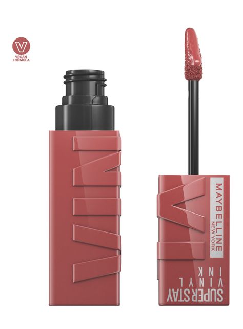 Labial Super Stay Vinyl Ink Larga Duracion Cherry 4g-0