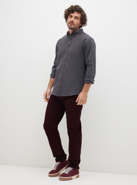 Camisa Franela Colores Lisos-3