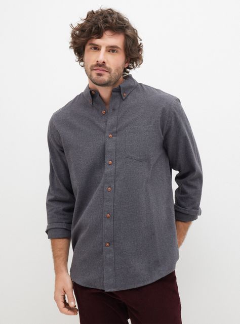 Camisa Franela Colores Lisos-0