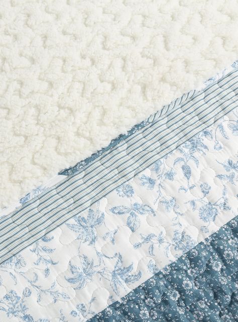 Quilt Sherpa Flores 2 Plazas-1