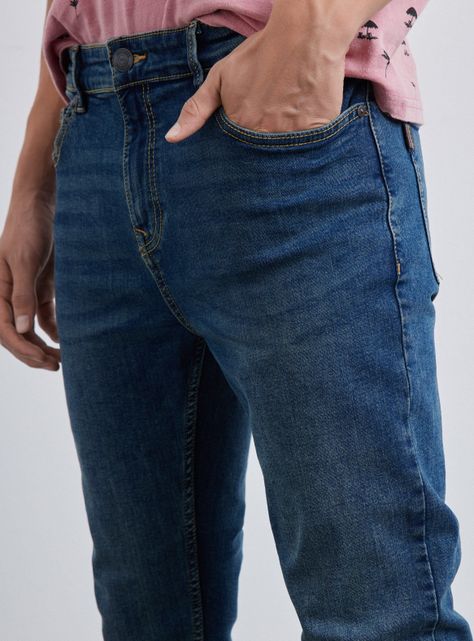 Jeans Básico Deslavado-2