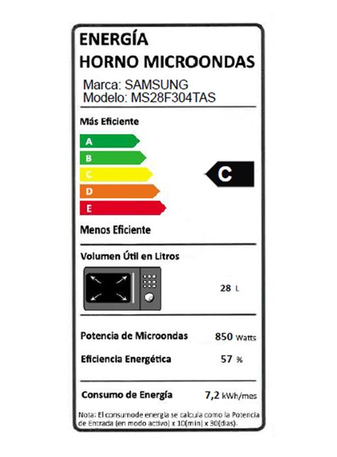 Microondas Digital Esmalte Cerámico 28L MS28F304TAS/ZS-2