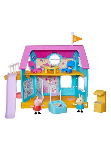 Set Peppa Pig Juego Preescolar Casita Juegos-0