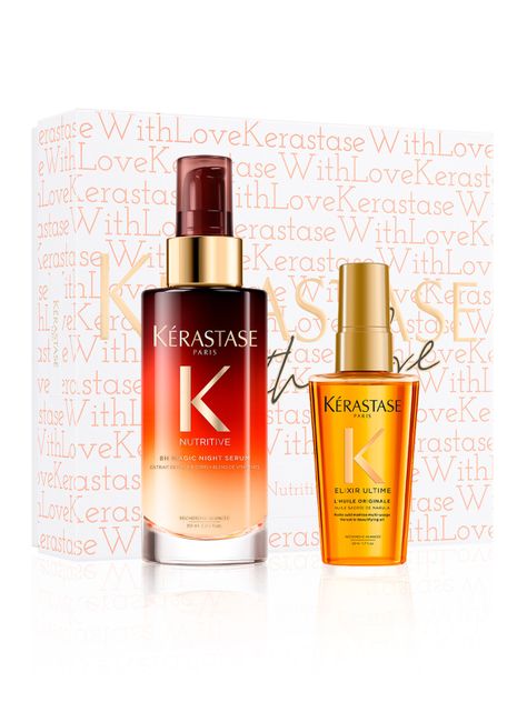 Set Cabello Seco Nutritive Serum 8H Magic Night Serum 90ml + Aceite L’Huile Originale 50ml-0