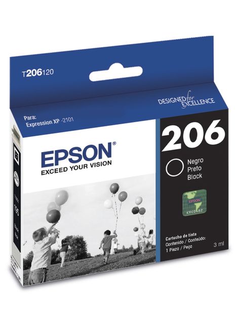 Tintas Epson Negro 206 T206120-AL-0
