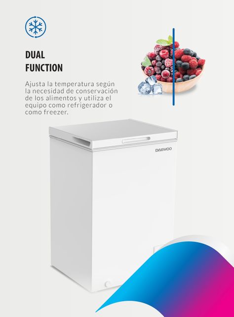 Freezer Horizontal Doble Función 99 Litros DFWH101DFNNNCL-6