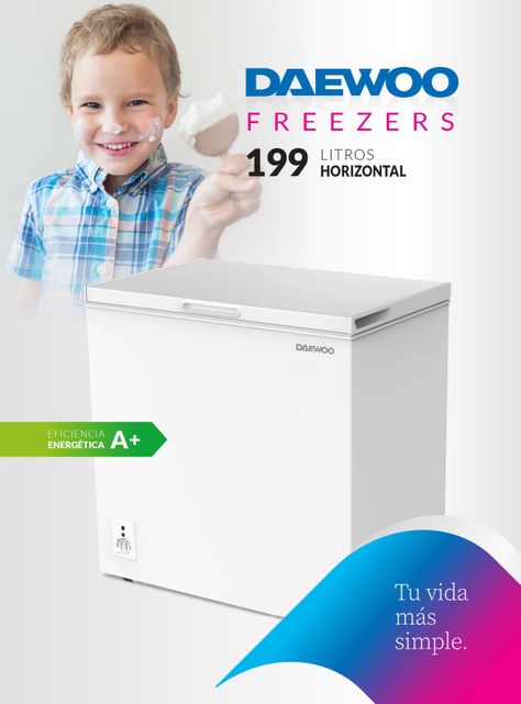 Freezer Horizontal Doble Función 199 Litros DFWH201DFNNNCL-5