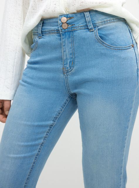 Jeans Straight Tiro Alto-2