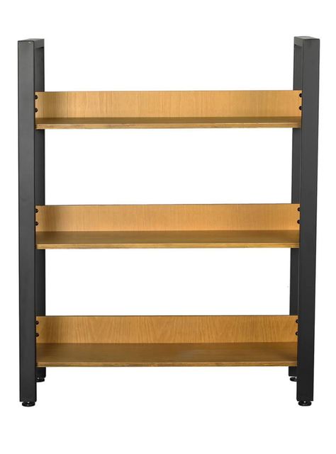 Estante de Acero y Madera Bajo-1