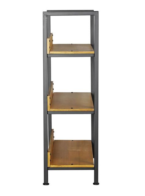 Estante de Acero y Madera Bajo-2