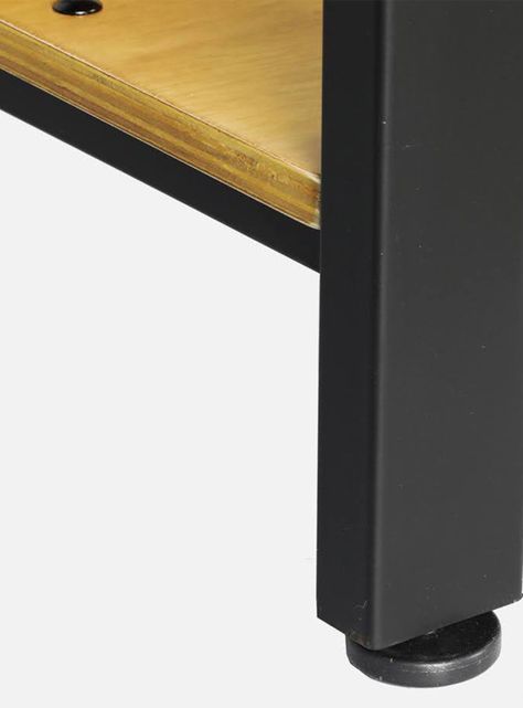 Estante de Acero y Madera Bajo-4