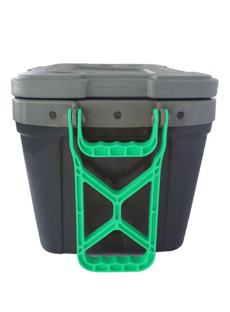 Cooler Térmico con Ruedas 54 Litros Gris Verde-2