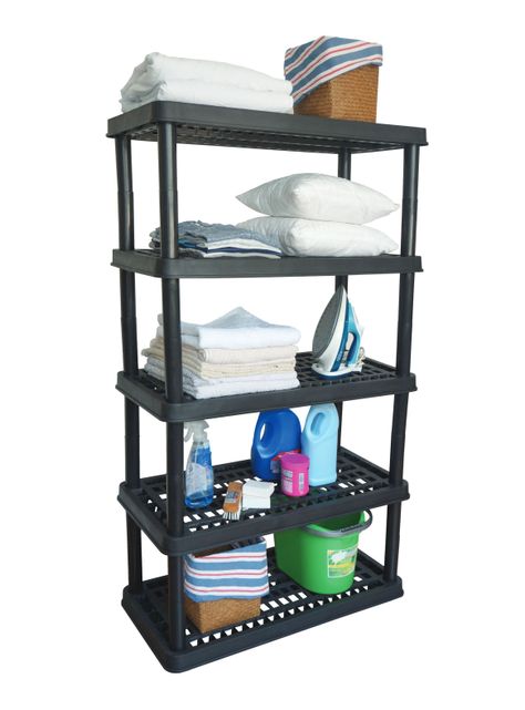 Estante Modular Super 5 Niveles Negro-3