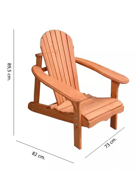 Silla Terraza Muskoka Fija Madera-1