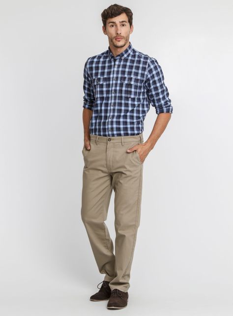 Pantalón Dockers Liso Recto Slim Fit-3