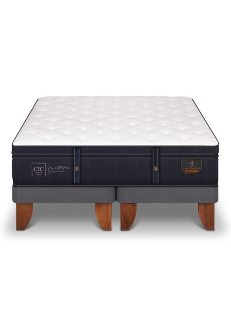 Cama Europea Grand Premium 2 Plazas Base Dividida-2
