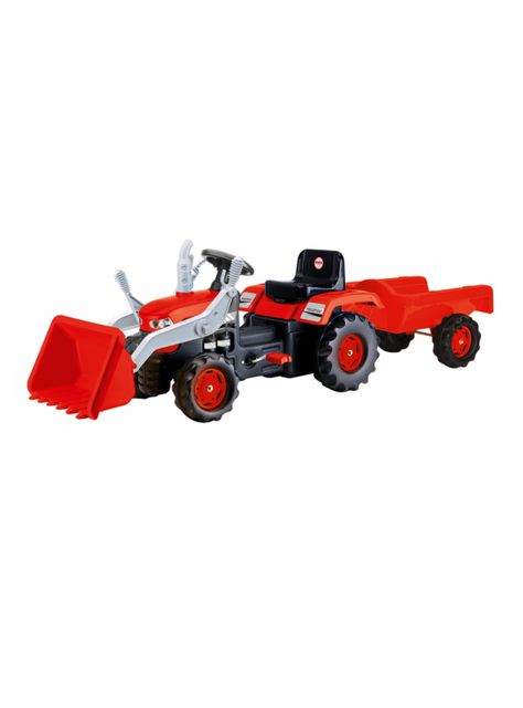 Tractor a Pedales Maxi Ranch Rojo-0