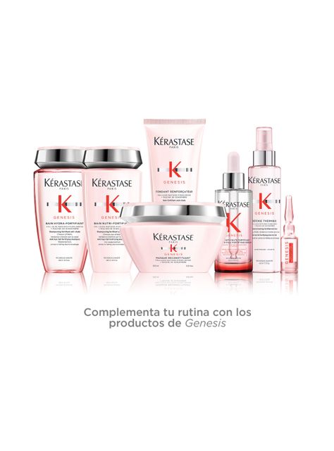 Shampoo Hidratante Anti-Caída Cabello Frágil Bain Hydra-Fortifiant Genesis 250ml-6