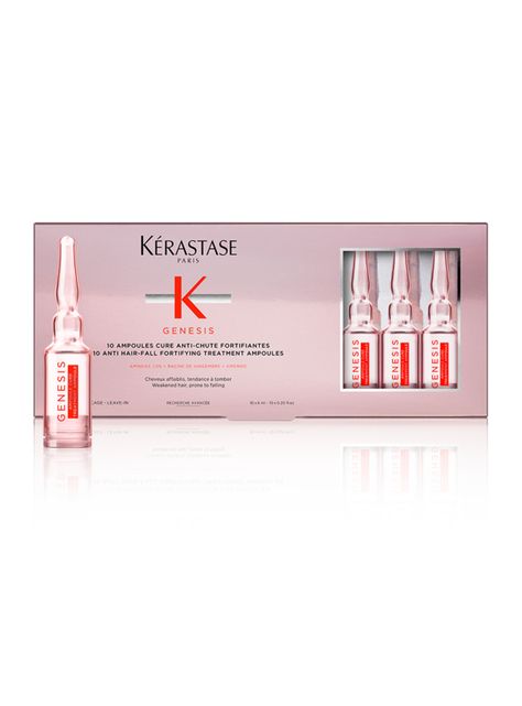 Cura Activadora Anti-Caída Cabello Frágil Ampoules Cure Anti-Chute Fortifiant Genesis 10*6ml-0