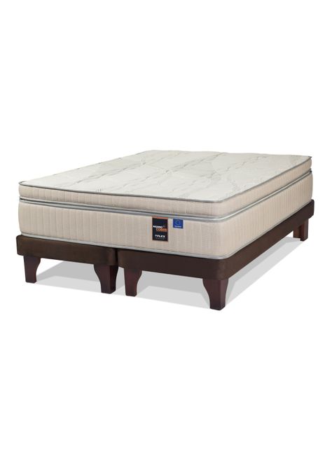 Cama Europea Máximo Cobre 2 Plazas Base Dividida 150x200 cm-0