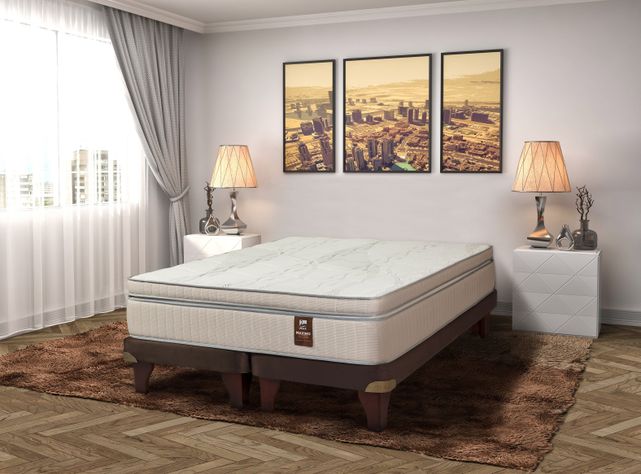 Cama Europea Máximo Cobre King 180 x 200 + Set Lorraine-4
