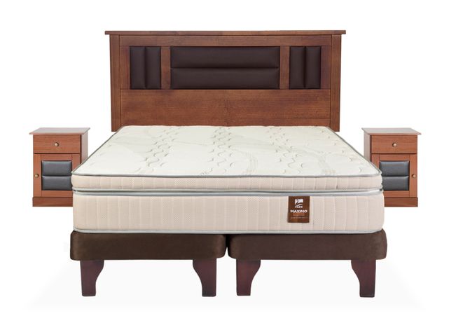 Cama Europea Máximo Cobre King 180 x 200 + Set Lorraine-1