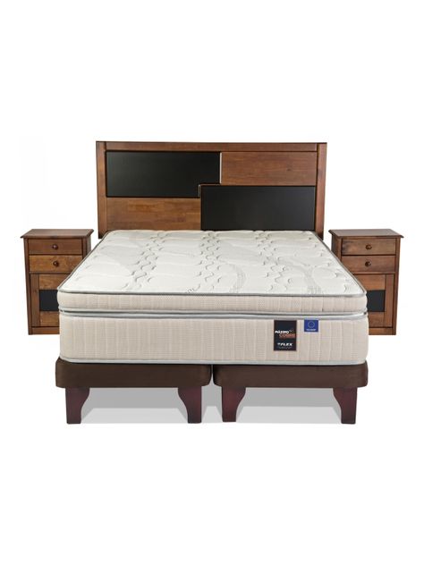 Cama Europea Máximo Cobre King + Set Muebles Colonia-1
