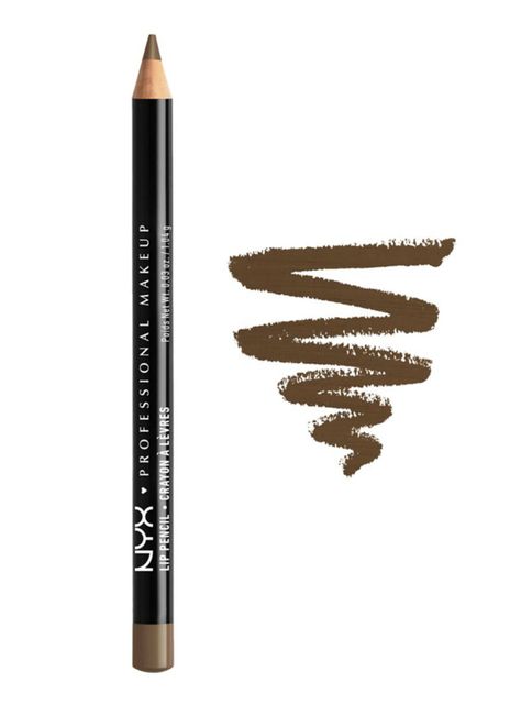 Delineador Nyx Professional Makeup de Labios Slim Dark Brown NYX-0