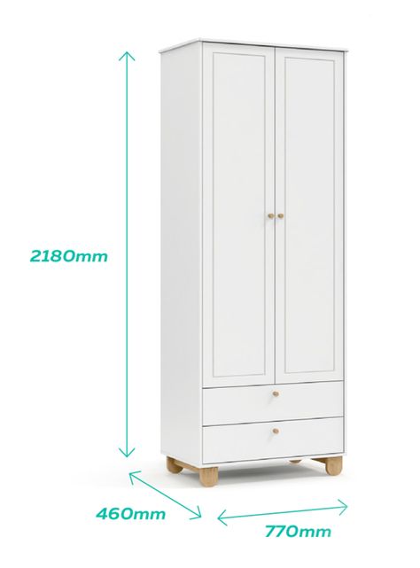 Armario 2 Puertas Zupi Beige-1