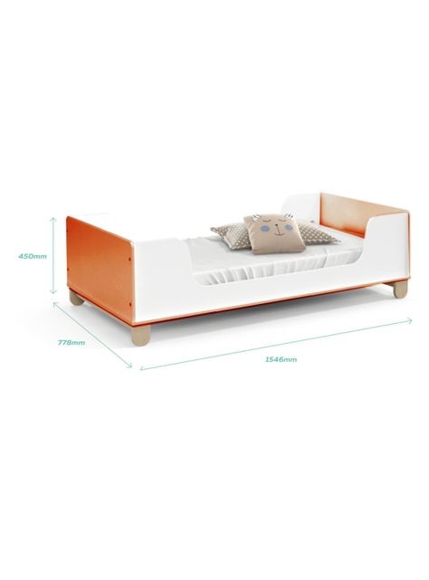 Mini Kidscool Cama Zupi Blanca Carame-1