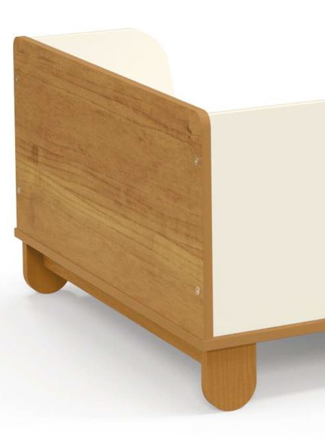 Mini Kidscool Cama Zupi Blanca Carame-2
