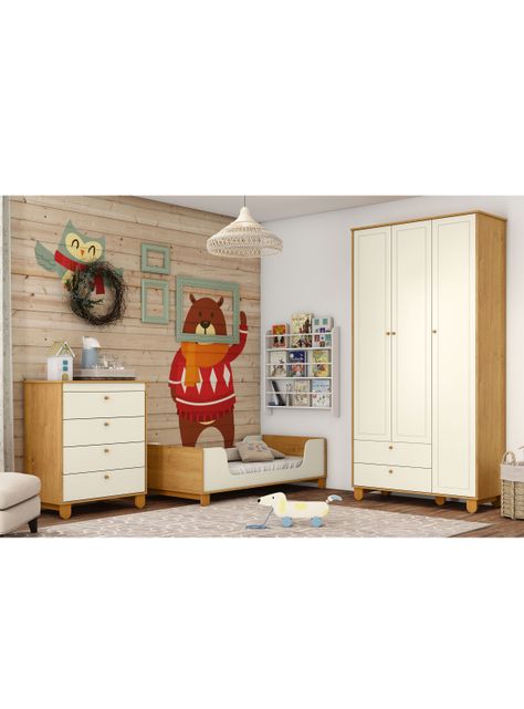 Mini Kidscool Cama Zupi Blanca Carame-3