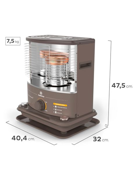 Estufa Parafina Mecha 4 Litros Foguita Pro-1
