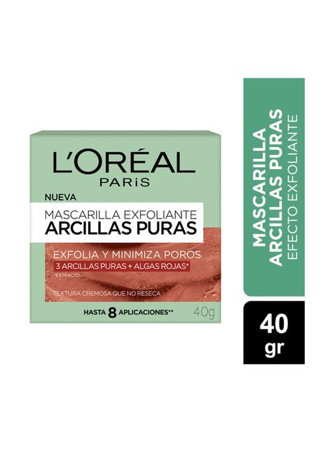 Mascarilla Dermo Expertise L'Oréal Paris Arcillas Puras Exfoliante-Alisante-0