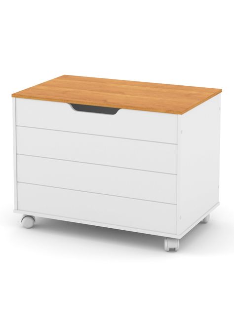 Baúl Kidscool Toy Tapa Madera-0