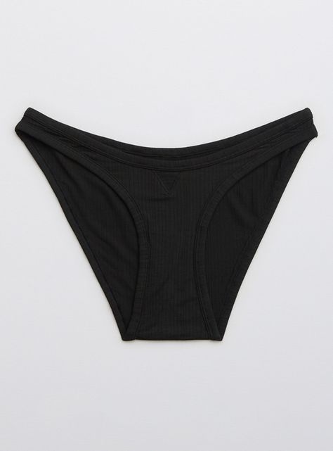 Calzón Bikinis Underwear Real Free Ribbed High Cut-0
