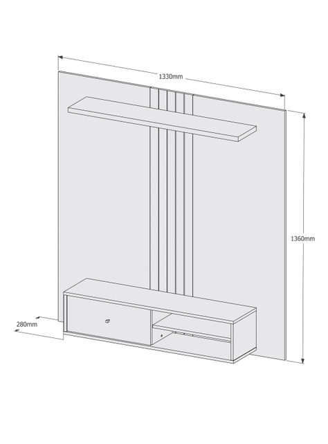 Rack Pared Be Blanco-1