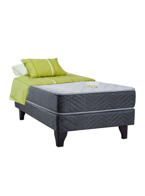 Box Ibérico New Mega 1 Plaza + Set Textil-0