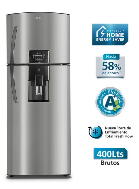 Refrigerador Top Mount No Frost de 390 Litros RMP410FZUC Black Steel-2