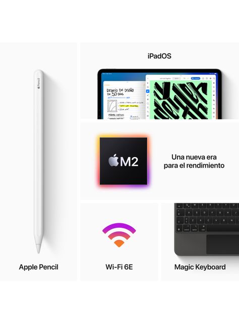 Apple iPad Pro 12.9" WiFi 128GB 6ta Generación Color Gris Espacial-7